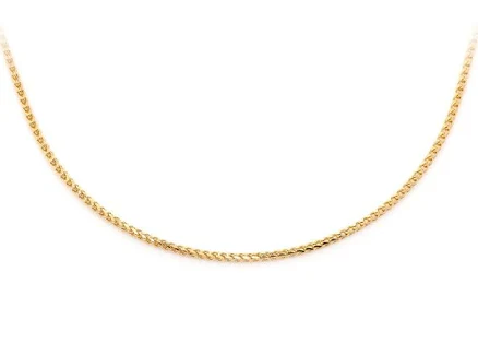 14k Solid Gold Franco Chain
