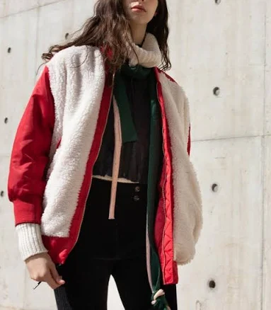 Real Me Another Me Dumble Reversible Flight Bomber Jacket