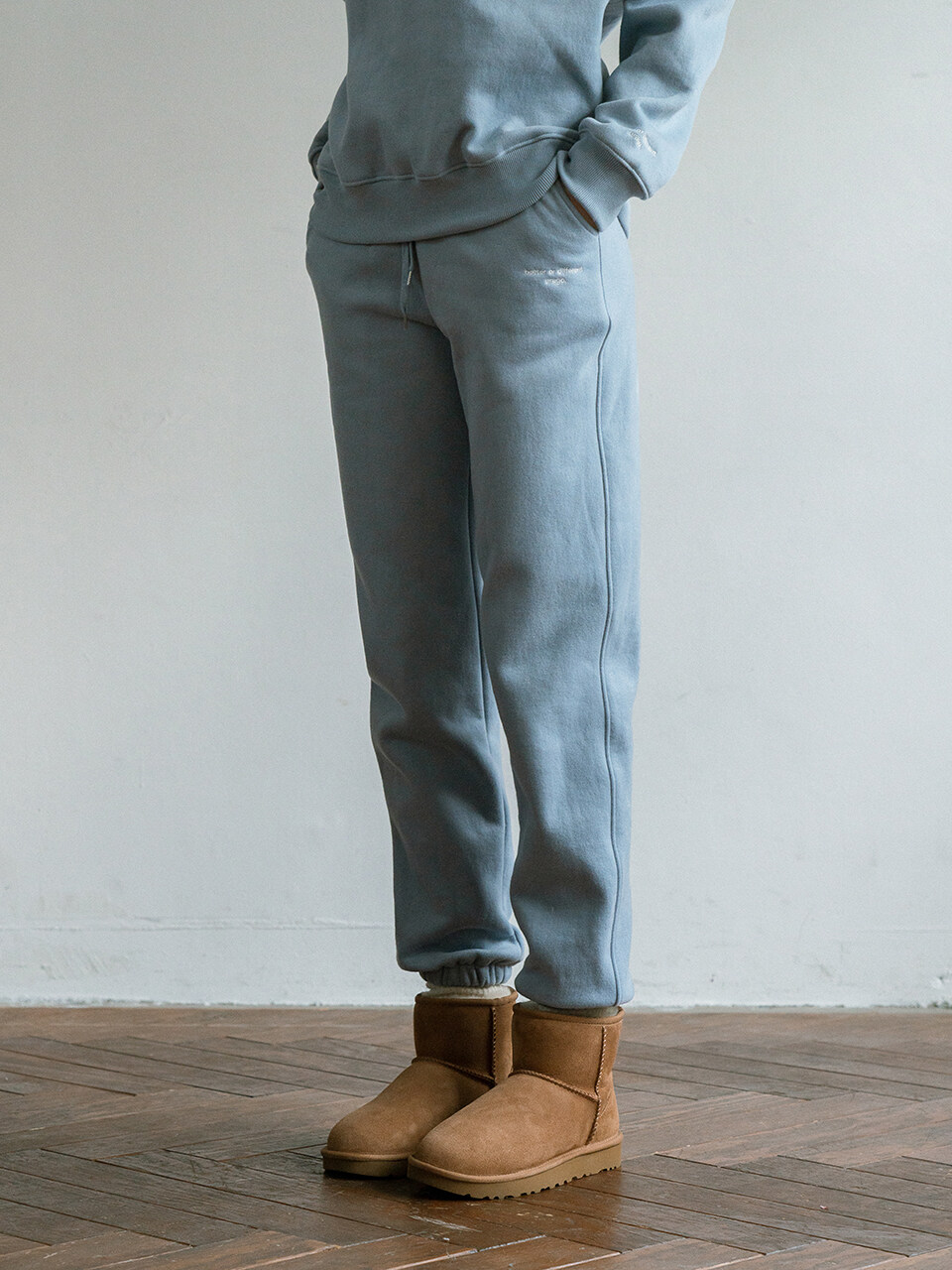 Lettering Jogger Sweat Pants