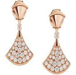 Bvlgari Rose Gold And Diamond Divas' Dream Earrings