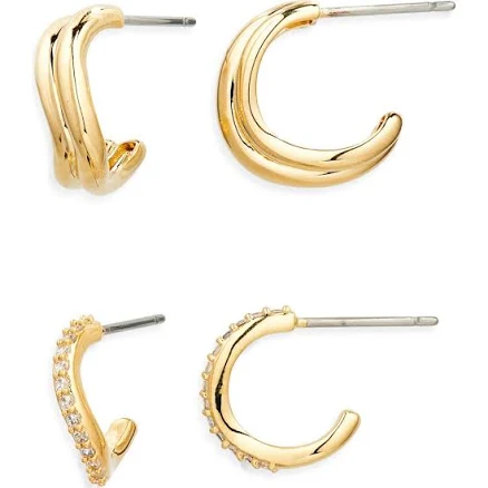 Nadri Women's Wavy Drop Earrings Set
