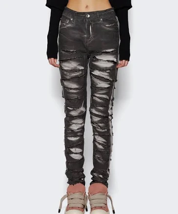 The Webster | Rick Owens Drkshdw Detroit Cut Skinny Jeans Dark Dust Cream Us25