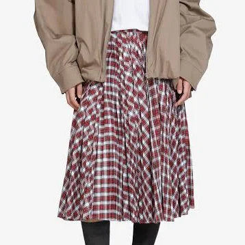 N21 | Pleated check skirt IT 38