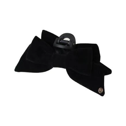 OVLA Mini_classique Velvet Hair Clip with Gold Edge