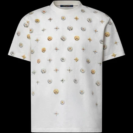 Louis Vuitton Overprinted Monogram Jacquard T-shirt