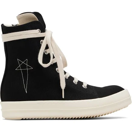 Rick Owens DRKSHDW Black Concordians Vegan Sneaks Sneakers
