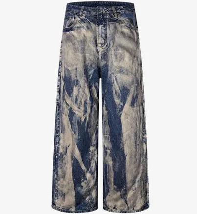 Vintage Acid Wash Tie-Dye Jeans