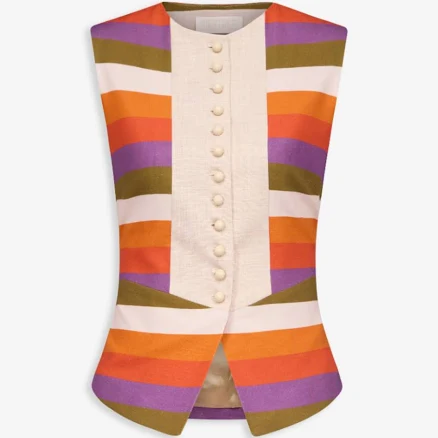 Sleeveless Linen Top