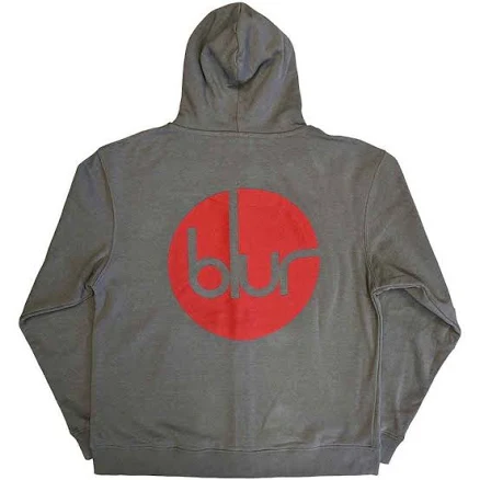 Blur Circle Logo Zipped Hoodie