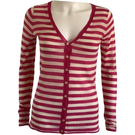 Parosh Cashmere Striped Cardigan Jacket