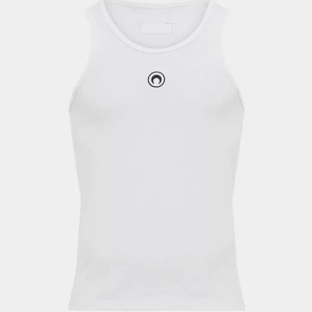 Marine Serre Organic Cotton Fitted Tank Top