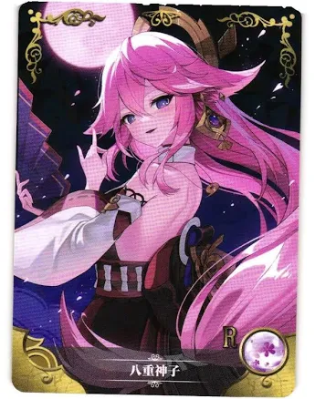 Genshin Impact Yae Miko R Ns-5m08r-04 Goddess Story Anime Card