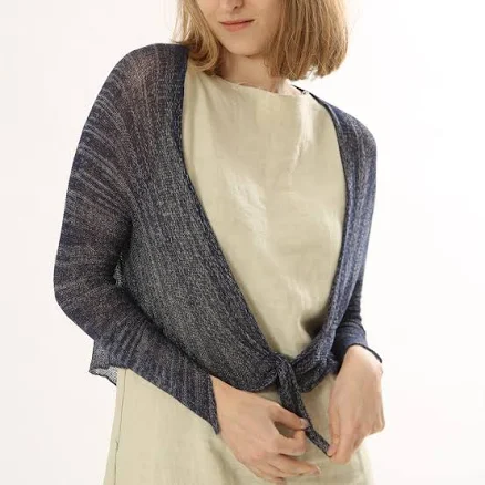 Stylish Organic Handmade Bolero Cardigan with Long Sleeves