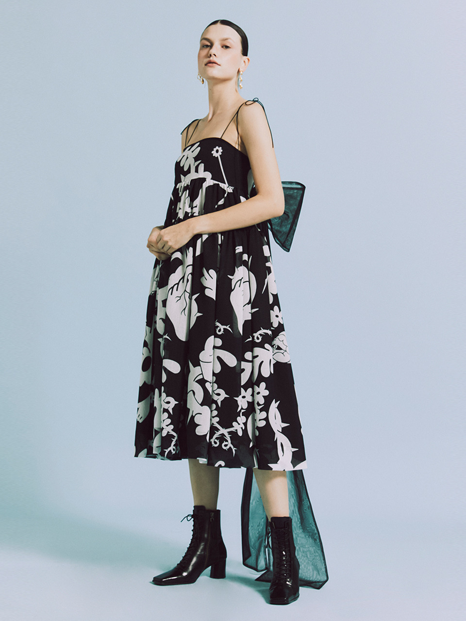 Shirring Volume Dress