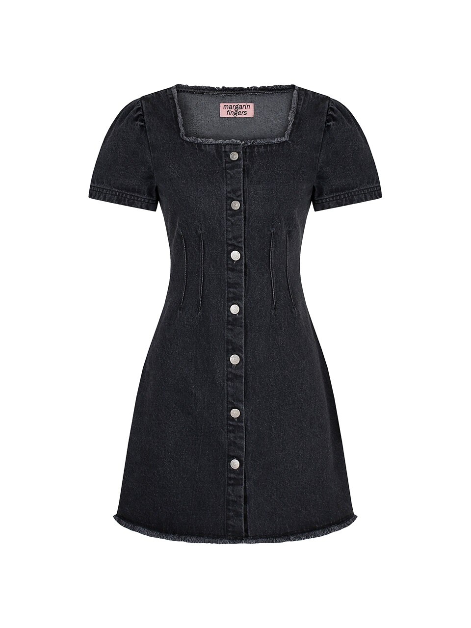 Square Denim One Piece