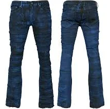 Wornstar Custom Jeans - Bandage - Cobalt Blue Alloy Washed - 27