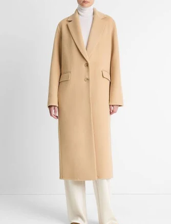 Vince Women's Cashmere-Wool Single-Breasted Coat