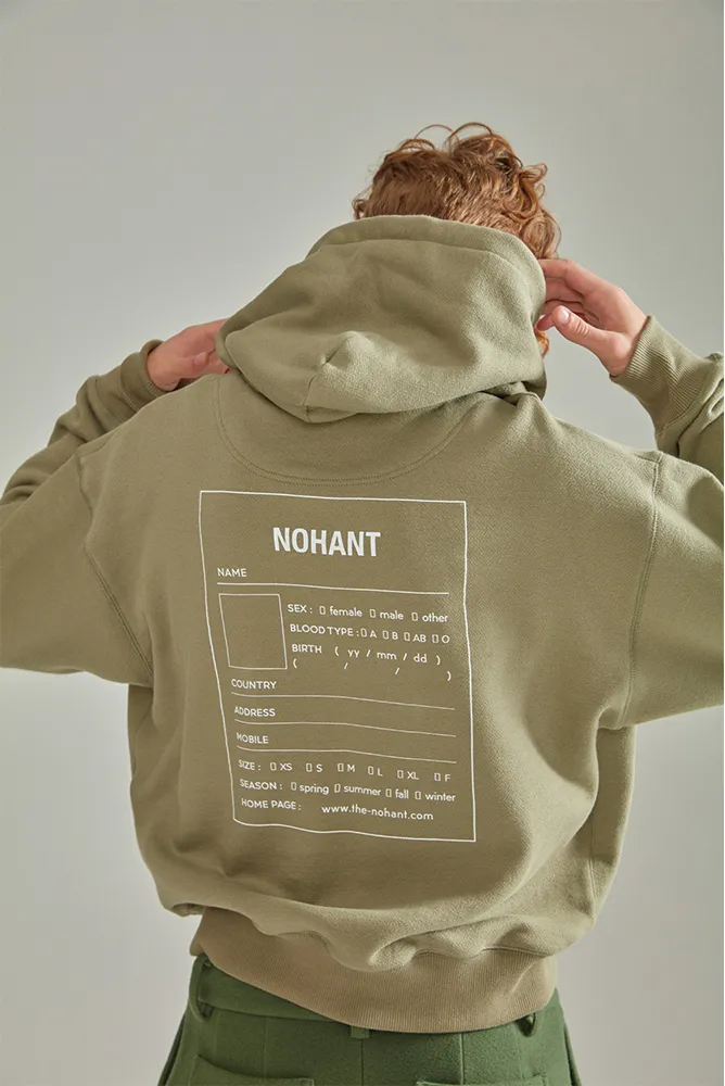 Oversized Name Label Hoodie
