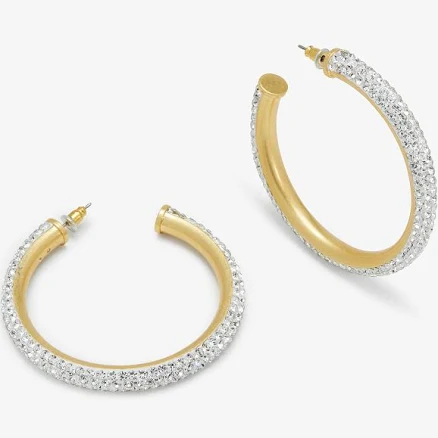 Kate Spade Razzle Dazzle Crystal Hoop Earrings