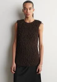 Fringed Knitted Top