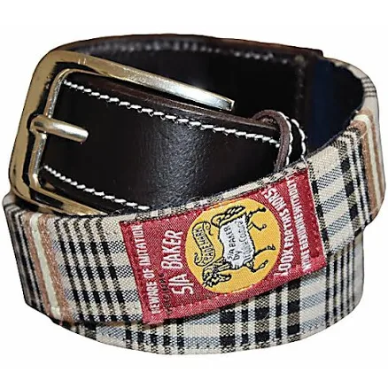 Baker Ladies Classic Plaid Belt