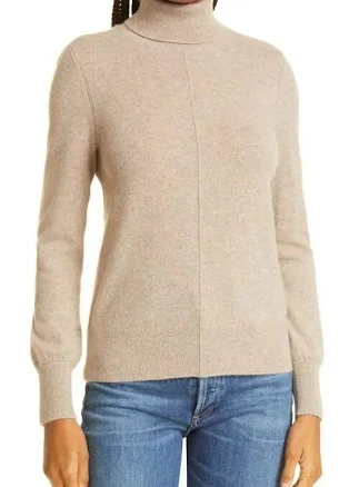 Club Monaco Sweaters Cashmere Keyhole Turtleneck Sweater Club Monaco