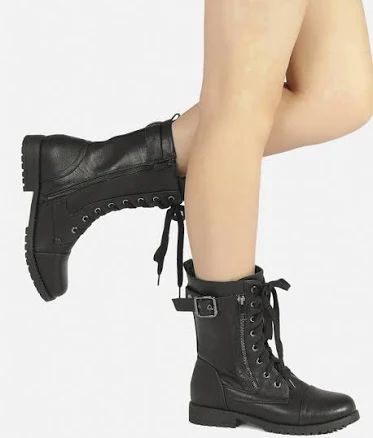 Dream Pairs Mid Calf Lace Up Boots