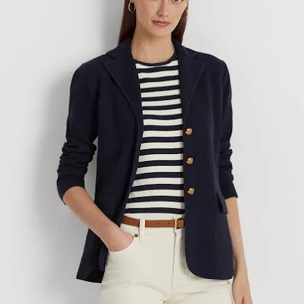 Lauren Women's Ralph Lauren Petite Sweater-Knit Blazer
