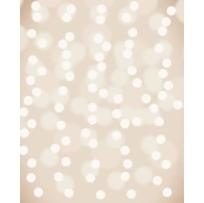 Backdrop Express Cream Bokeh Printed Backdrop