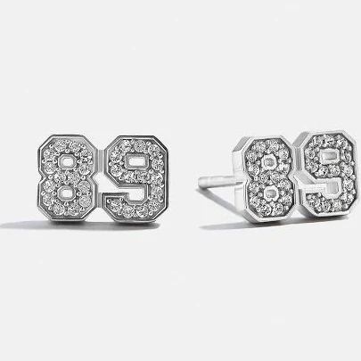 BaubleBar Varsity Number Stud Earrings