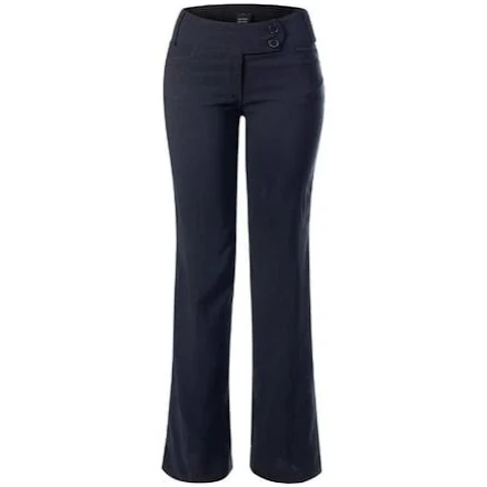 Women's High-Waist Slim Boot-Cut Stretch Pants
