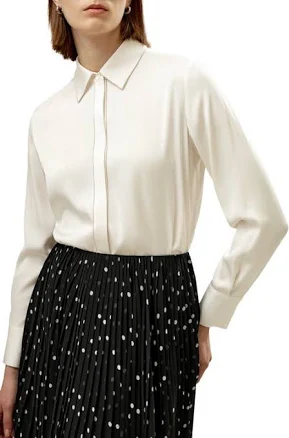 Lilysilk Women's Beaded Chain Silk Shirt