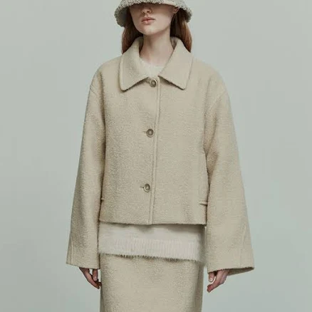 RE RHEE Wool Blend Jacket