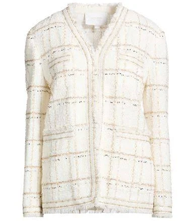 Giambattista Valli Woman Jacket White Size Polyamide