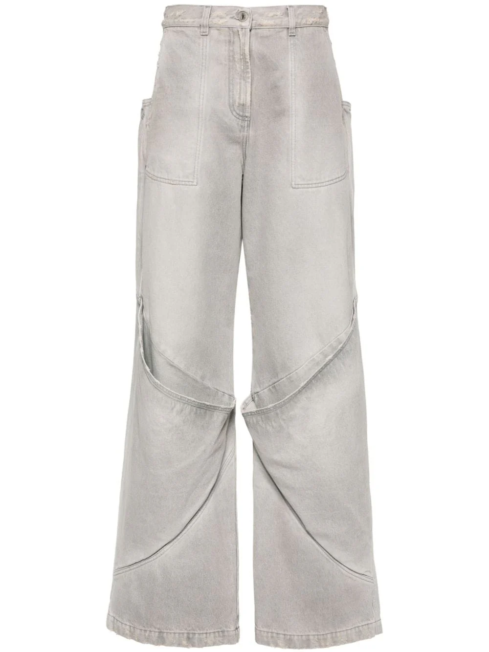 The Attico WIDE-LEG DENIM COTTON JEANS