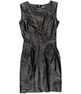 Saint Laurent Leather Mini Dress, Women's US2, FR34 | XSSaint Laurent Leather Mini Dress, Women's US2, FR34 | XS