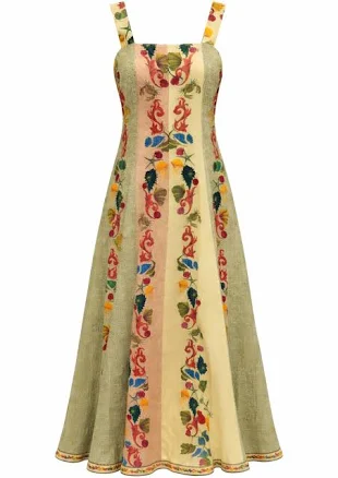 Loren Multi Shell Midi Dress