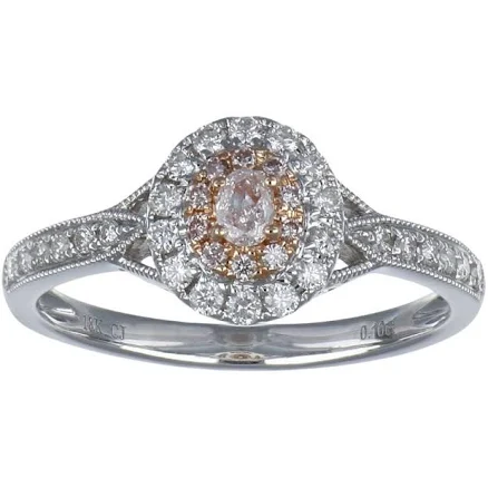 Pink Diamond Ring