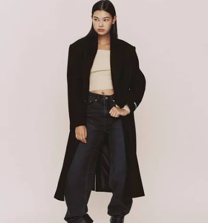 INSTANTFUNK Oversized Wool Double Long Coat Outerwear | ETA CHARCOAL_03
