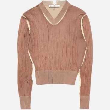 Acne Studios Wrinkled V-neck Sweater