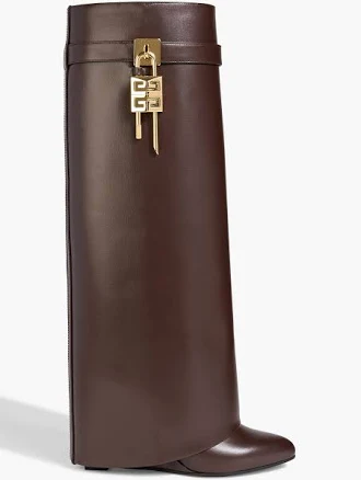 Givenchy Women's Shark Lock Calf Leather Boots
