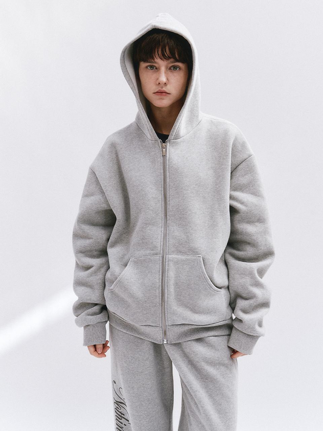 Lettering Zip Sweatshirt