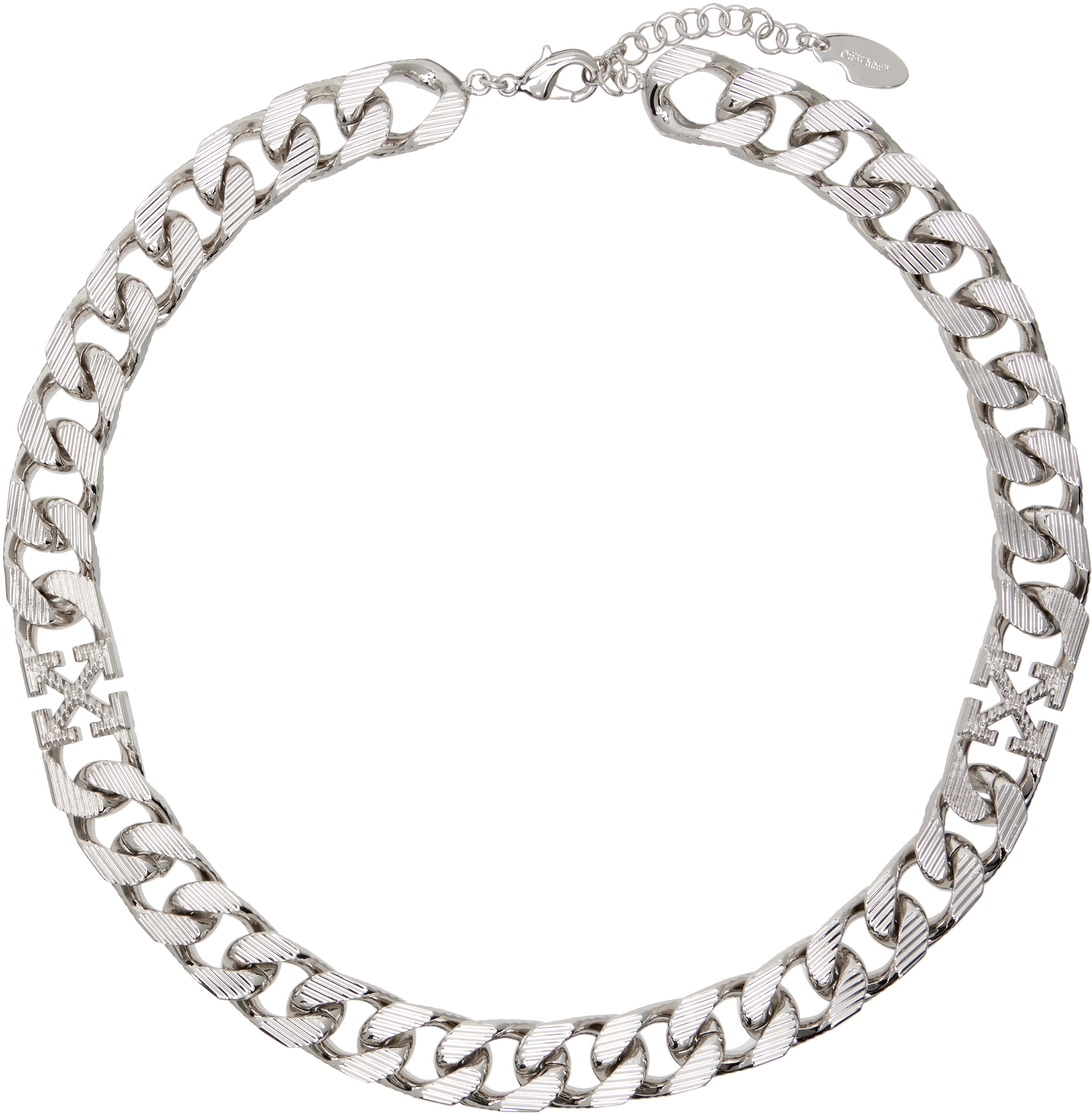 Off-White Chain Link Necklace 'Silver'