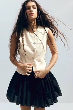 H&M Ladies Hammered Twill Vest
