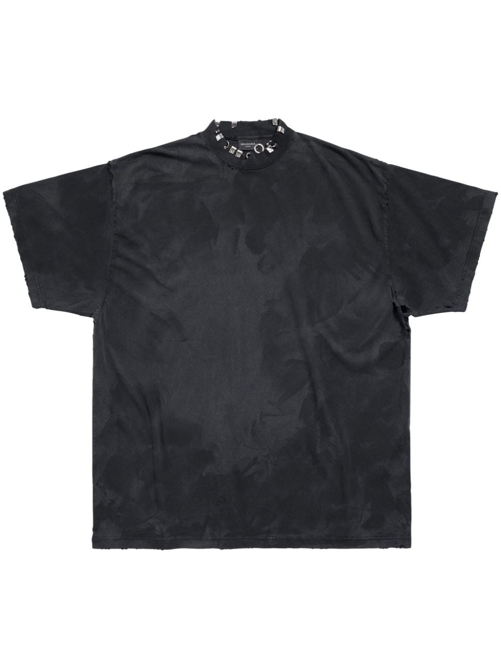 Pierced Distressed-effect T-shirt