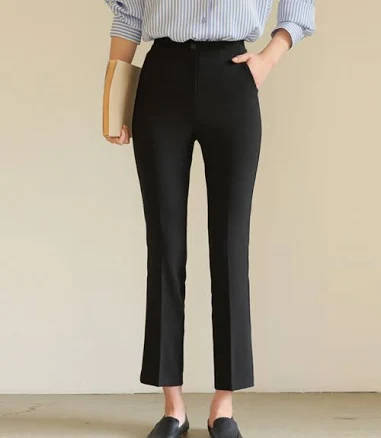BBAEBBAE Hidden banding amazing fit stretchy slim straight slacks