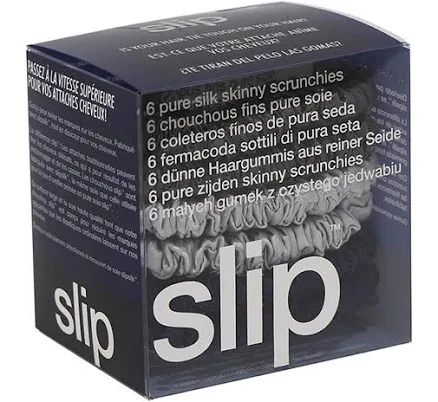 Slip Silk Skinnies The Midnight Collection Silk Hair Ties Set Of 6