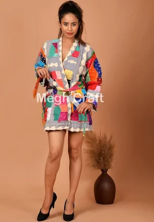 Kantha Handmade Applique Jacket