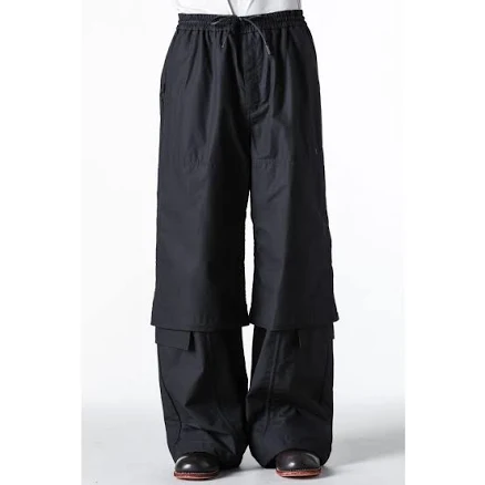 Juun.J Brushed Cotton Puckered Pants