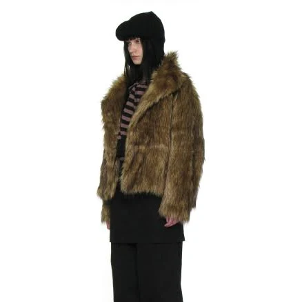 PARTIMENTO WOMEN Cocoon High Neck Fur